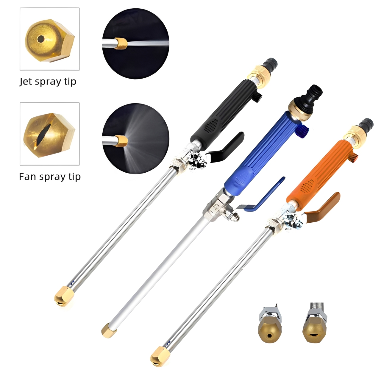 Gardening Tools Uses - Hochdruck-Autowaschpistole mit Schlauch und Sprühdüse, Leistungsstarkes