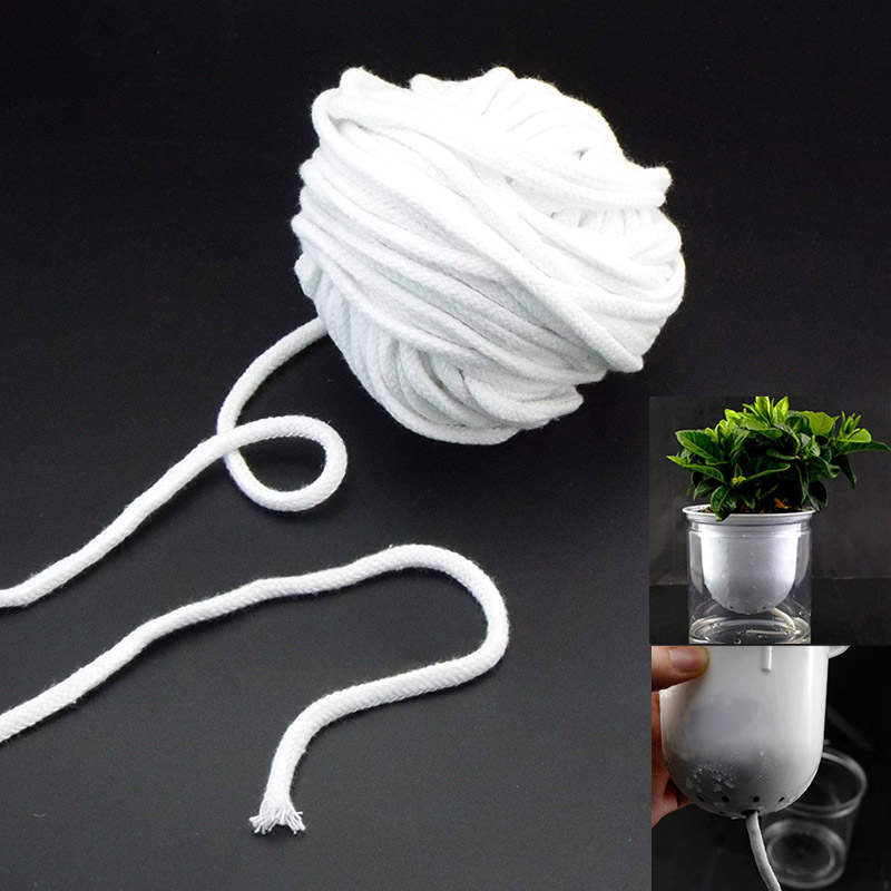 Drip Irrigation Kit - Selbstbewässerndes Baumwolldochtseil 3mm 4mm 5mm Automatisches