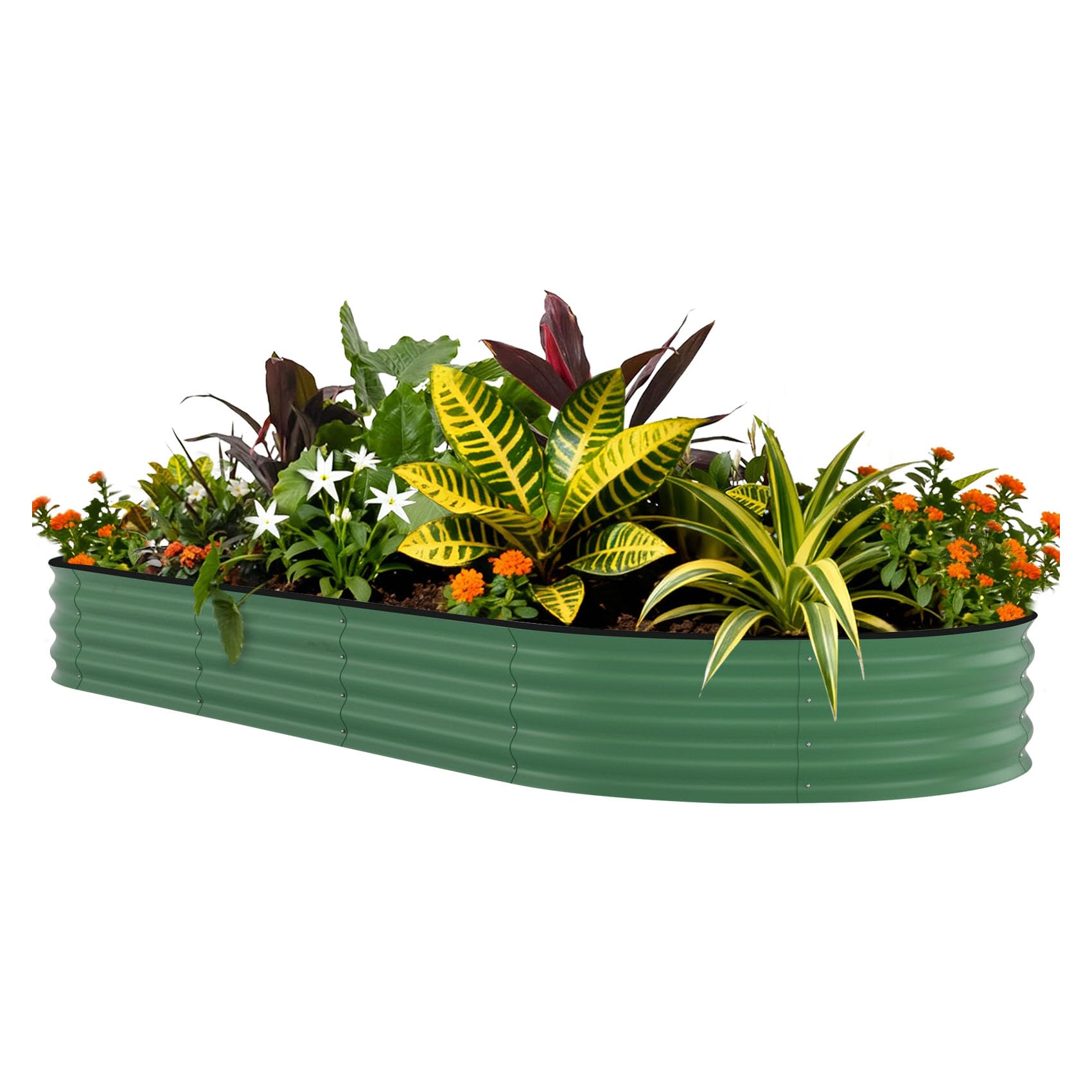 Raised Bed Planter Box - 8x4x1,5 ft Verzinktes Hochbeet - 18