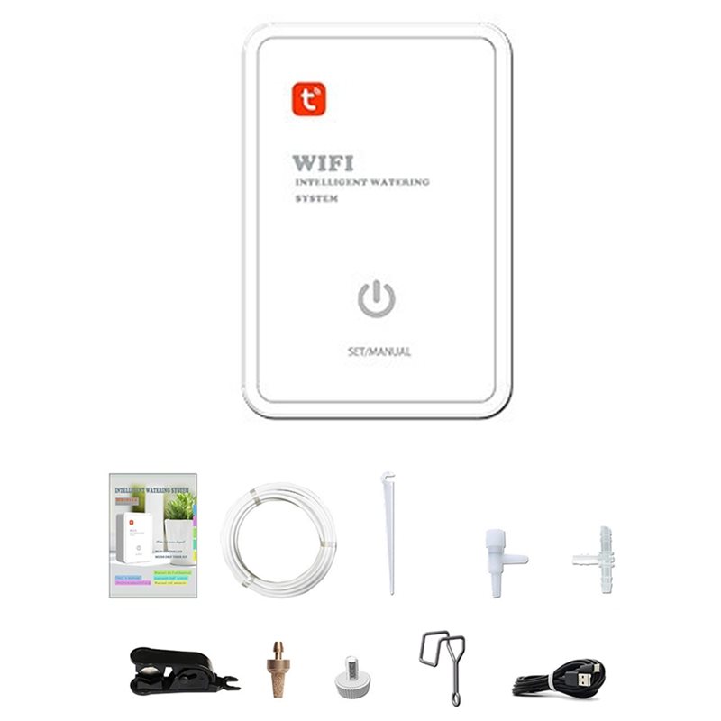 Drip Irrigation Kit - ABMR-Tuya Smart WLAN-Gartenbewässerungsgerät Automatisches Tropfbewässerungssystem-Set