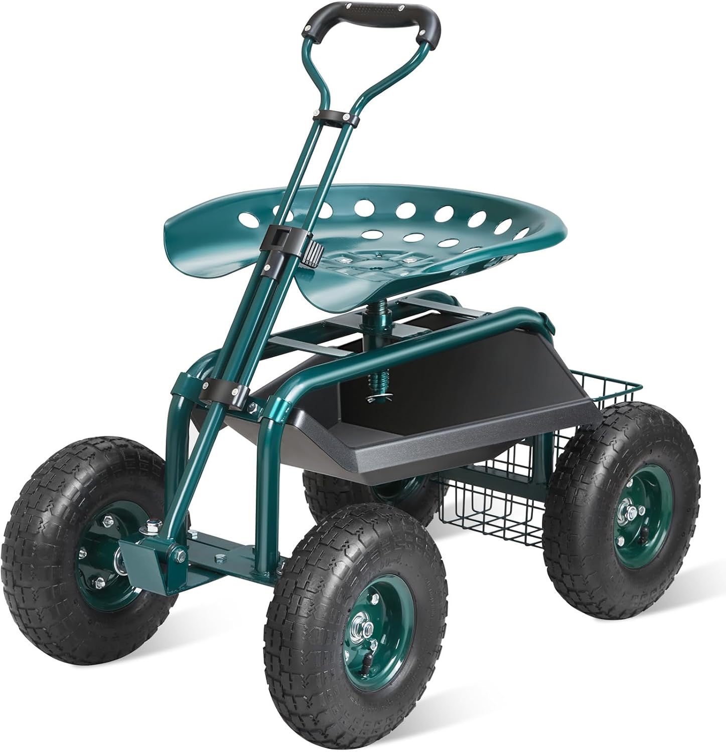 Gardening Tools Uses - Gartenwagen mit Rollen und Arbeitssitz, Gartenhocker