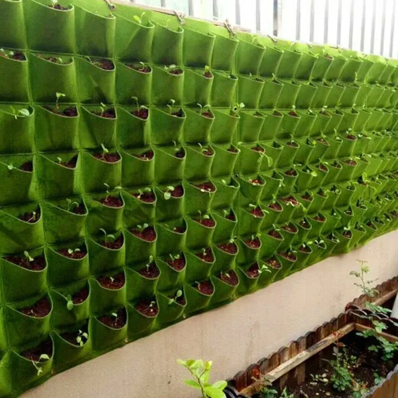 Grow Bags - NEUE Wandbehang Taschen Pflanztaschen Blumentopf Hausgarten