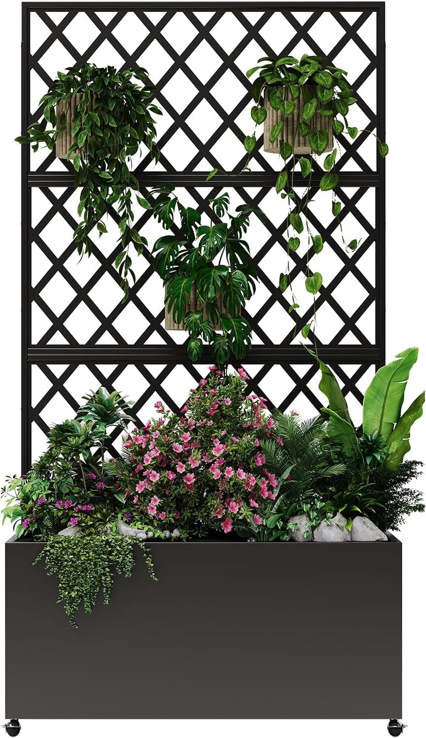 Verzinktes Stahl-Hochbeet mit  – Raised Bed Planter Box Bewertung und Preis
