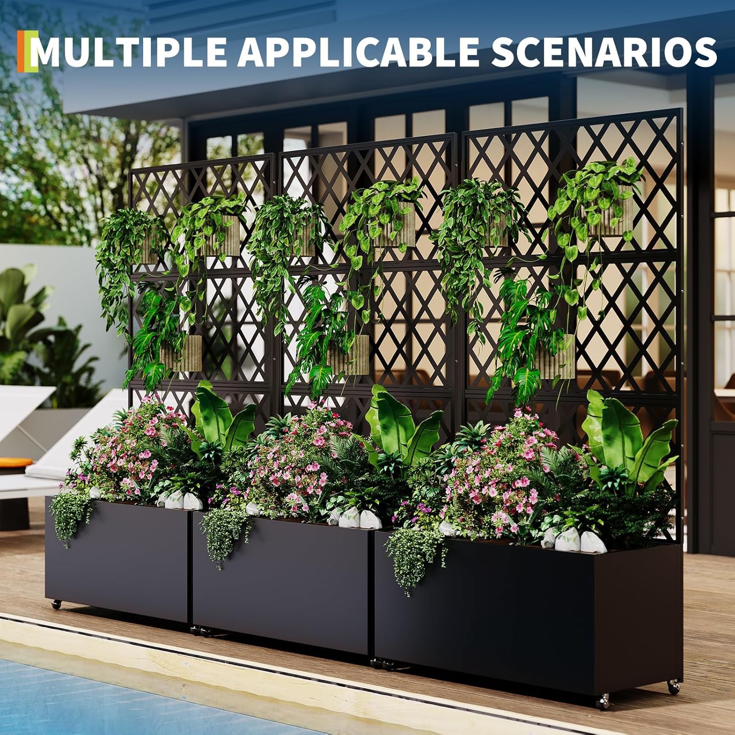 Verzinktes Stahl-Hochbeet mit  – Raised Bed Planter Box Bewertung und Preis