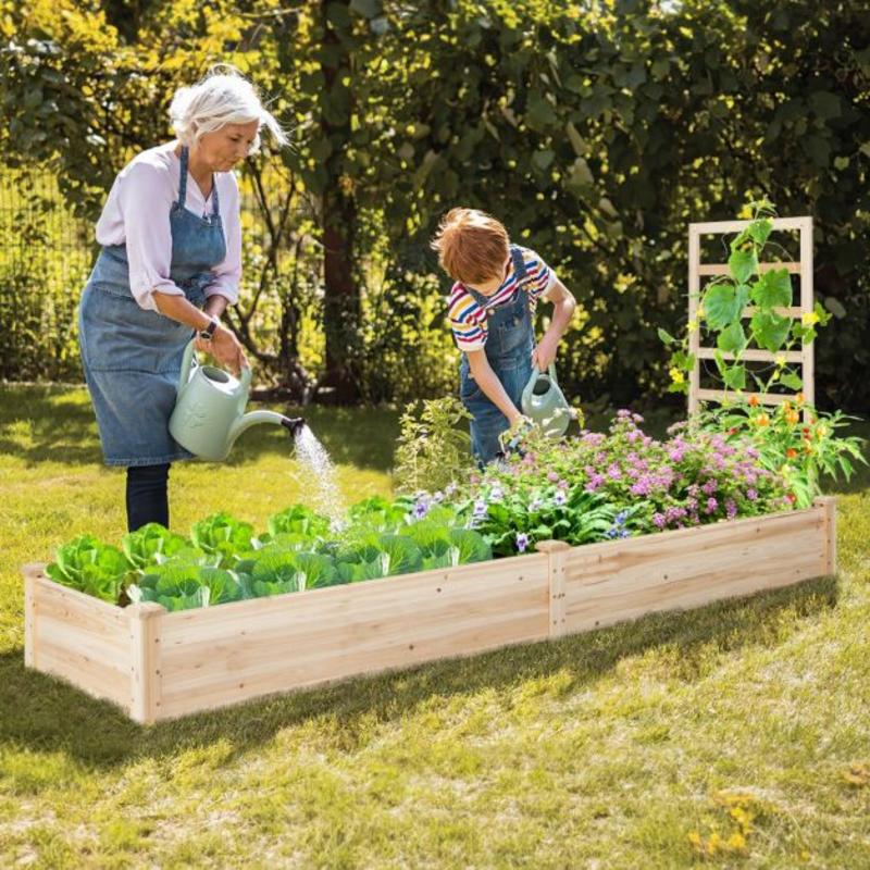 Hochbeet mit Pflanzkasten und  – Raised Bed Planter Box Bewertung und Preis