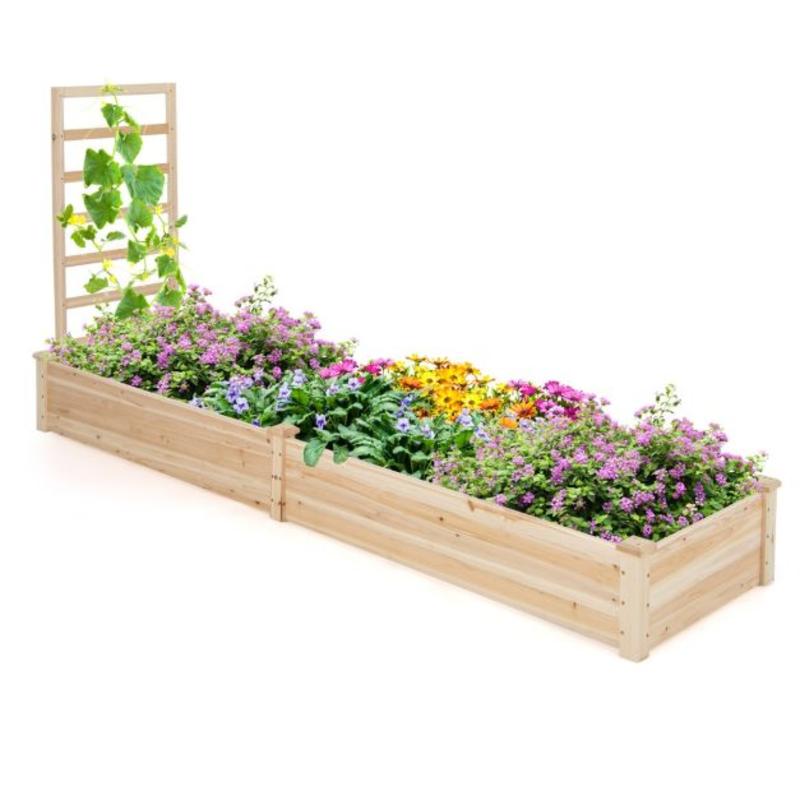Hochbeet mit Pflanzkasten und  – Raised Bed Planter Box Bewertung und Preis