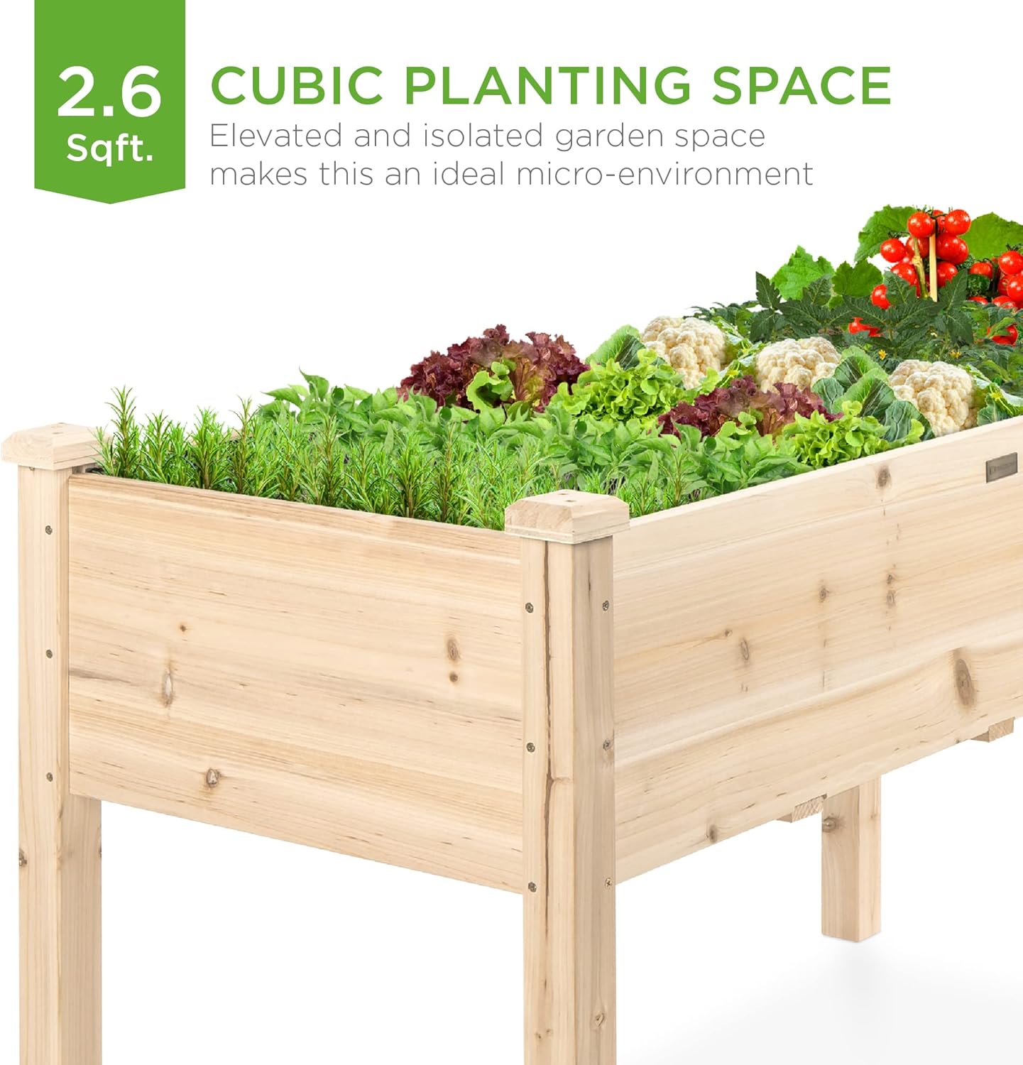 34x18x30 Zoll Hochbeet, Erhöht – Raised Bed Planter Box Bewertung und Preis