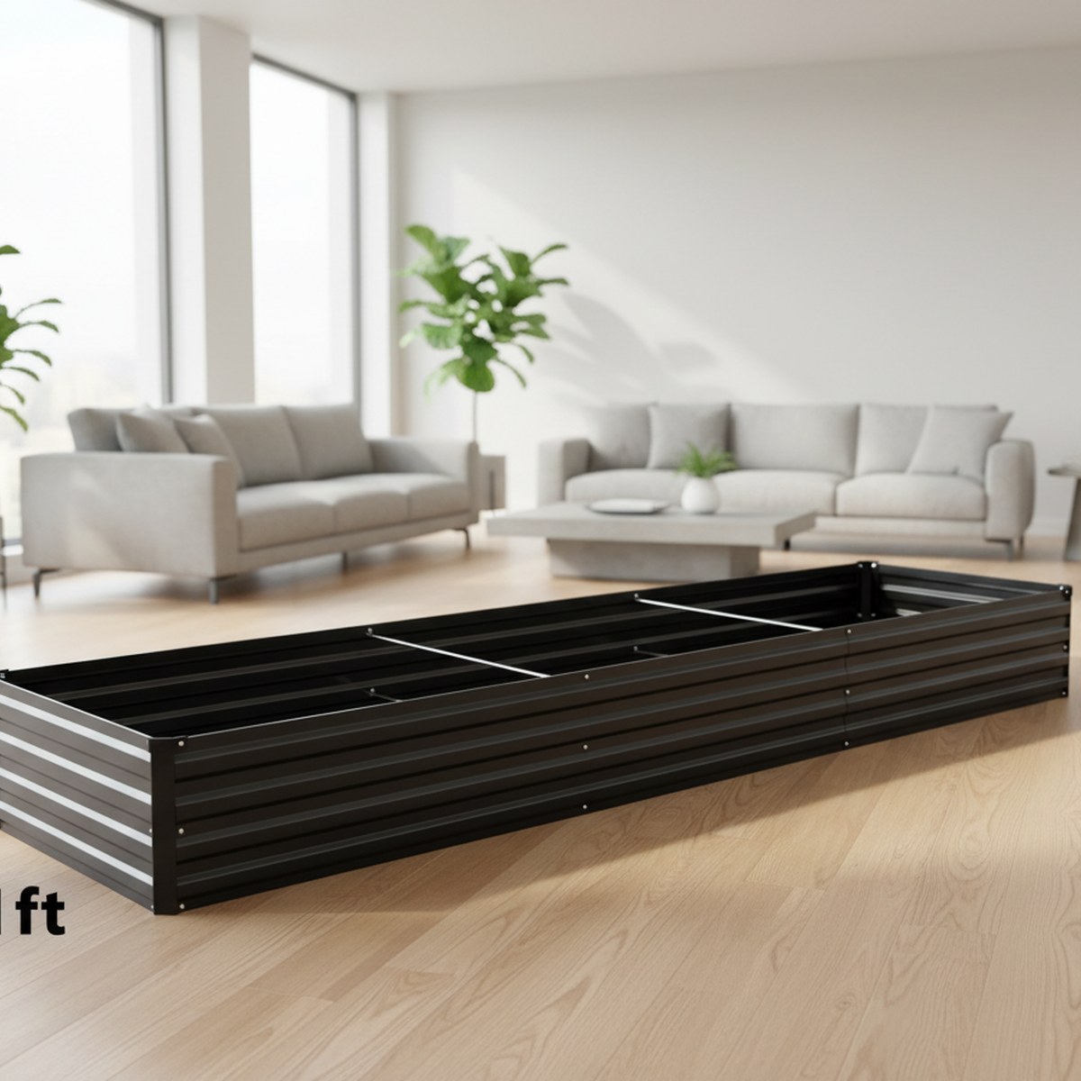 Verzinktes Hochbeet 12ft Recht – Raised Bed Planter Box Bewertung und Preis