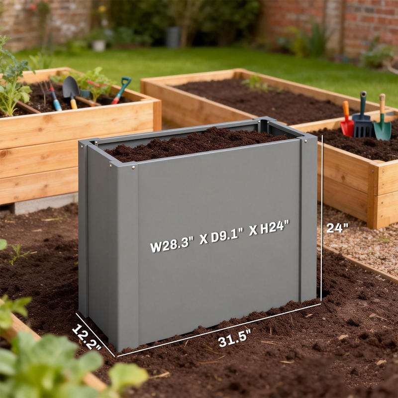 Outsunny Hochbeet aus verzinkt – Raised Bed Planter Box Bewertung und Preis