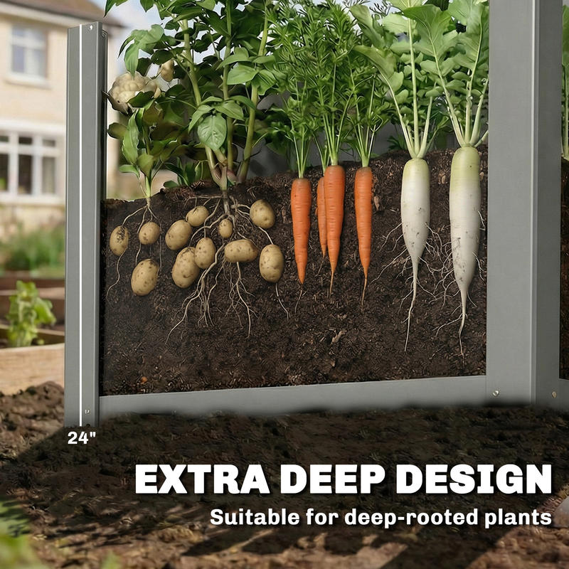 Outsunny Hochbeet aus verzinkt – Raised Bed Planter Box Bewertung und Preis