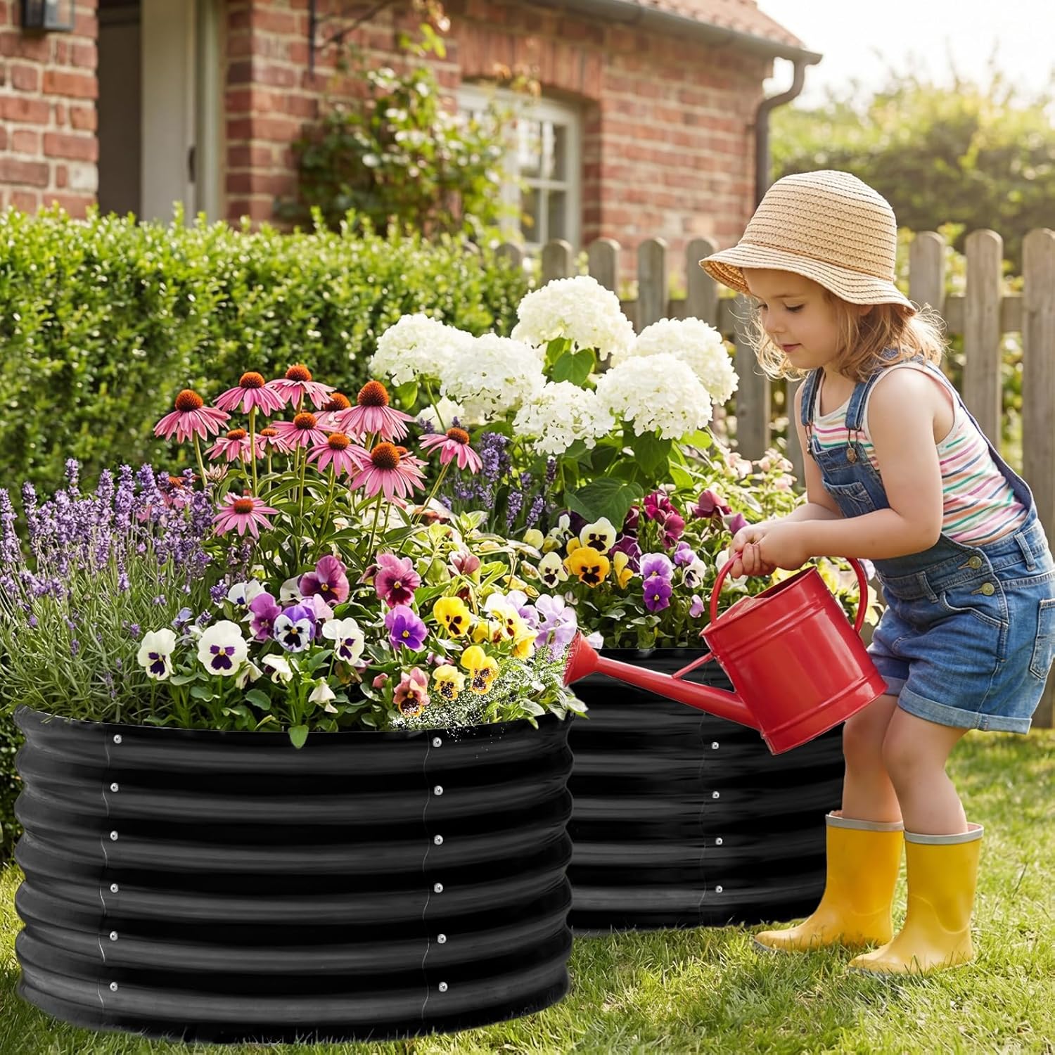 2er-Pack 2x2x1,5ft Runde Verzi – Raised Bed Planter Box Bewertung und Preis
