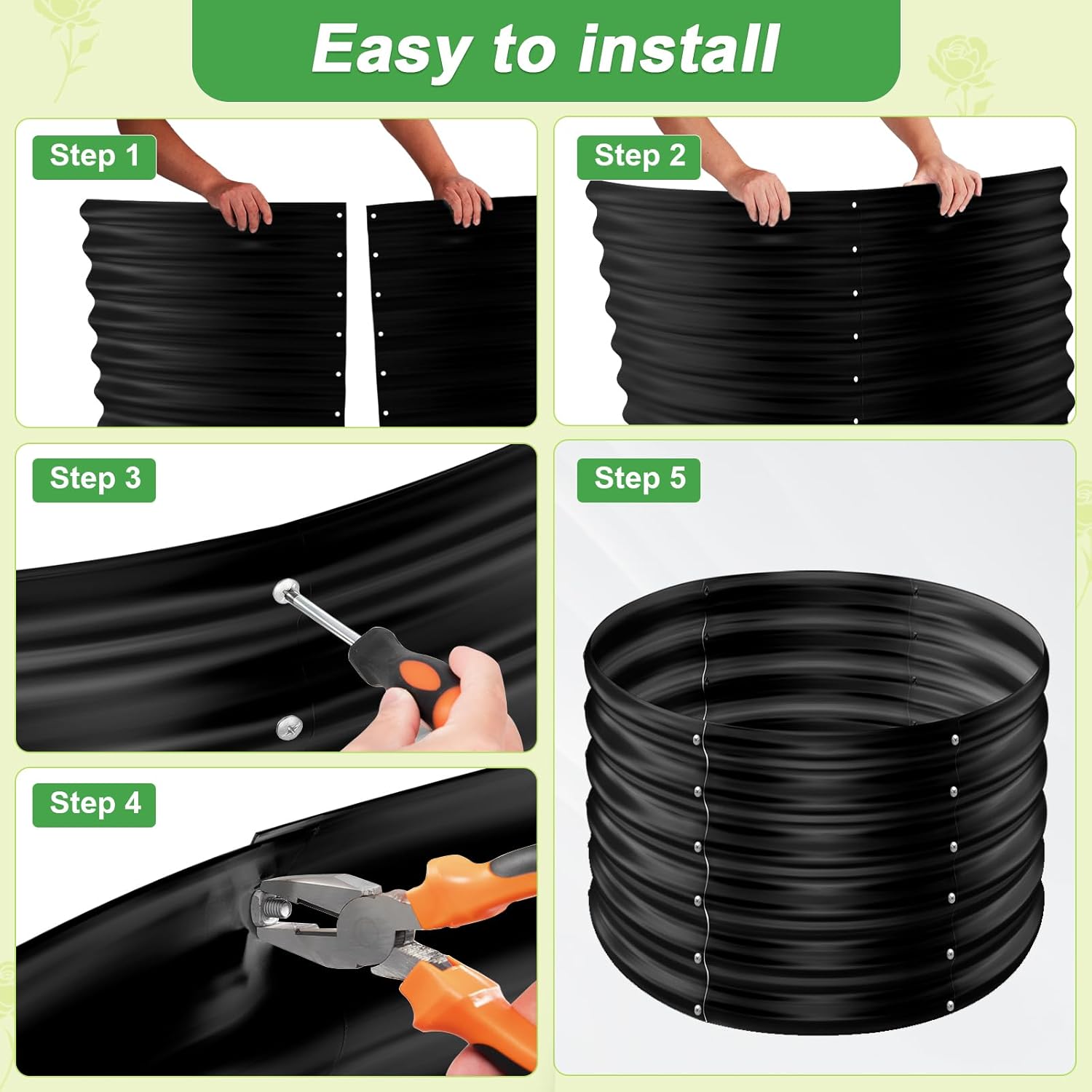 2er-Pack 2x2x1,5ft Runde Verzi – Raised Bed Planter Box Bewertung und Preis