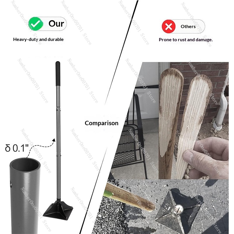 Abnehmbarer Stahl-Gartenstampf – Gardening Tools Uses Bewertung und Preis