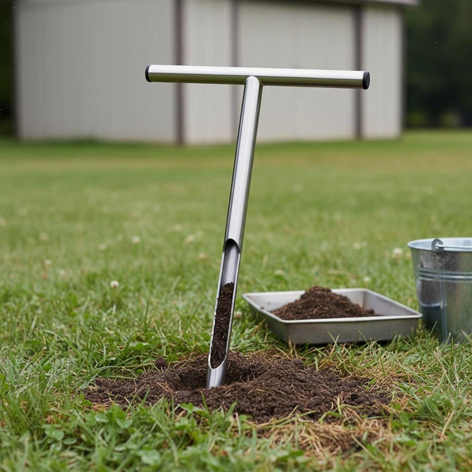 Edelstahl-Bodensampler, einfac – Gardening Tools Uses Bewertung und Preis