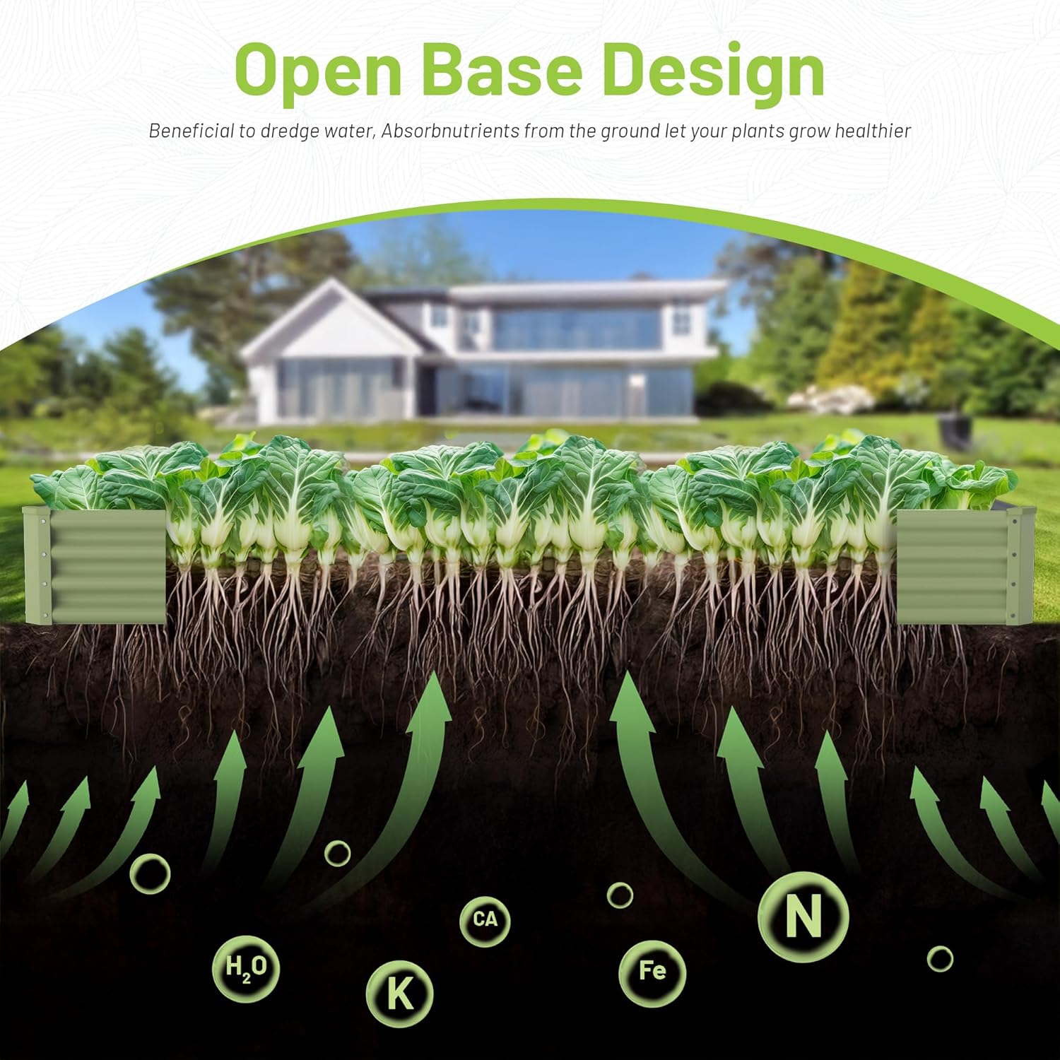 Outdoor Gemüsegarten Metall-Ho – Raised Bed Planter Box Bewertung und Preis