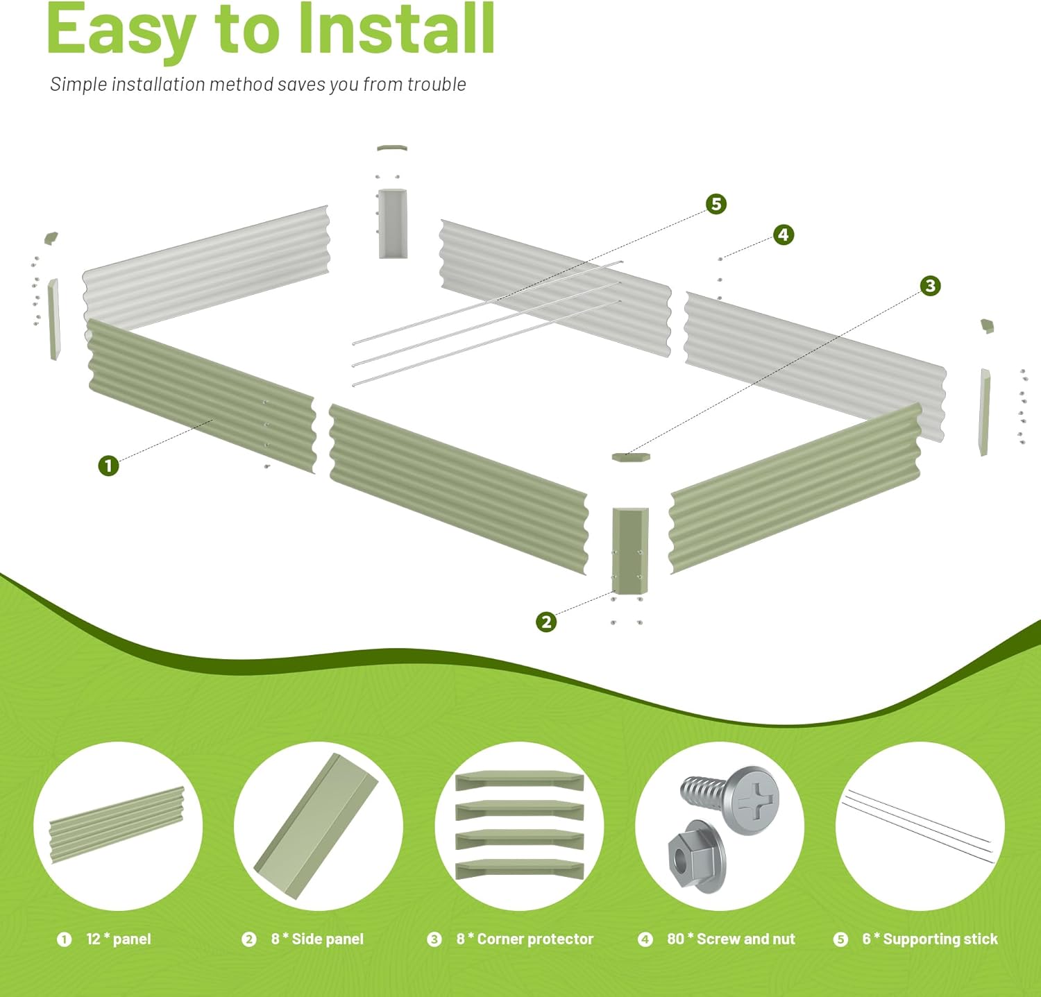 Outdoor Gemüsegarten Metall-Ho – Raised Bed Planter Box Bewertung und Preis