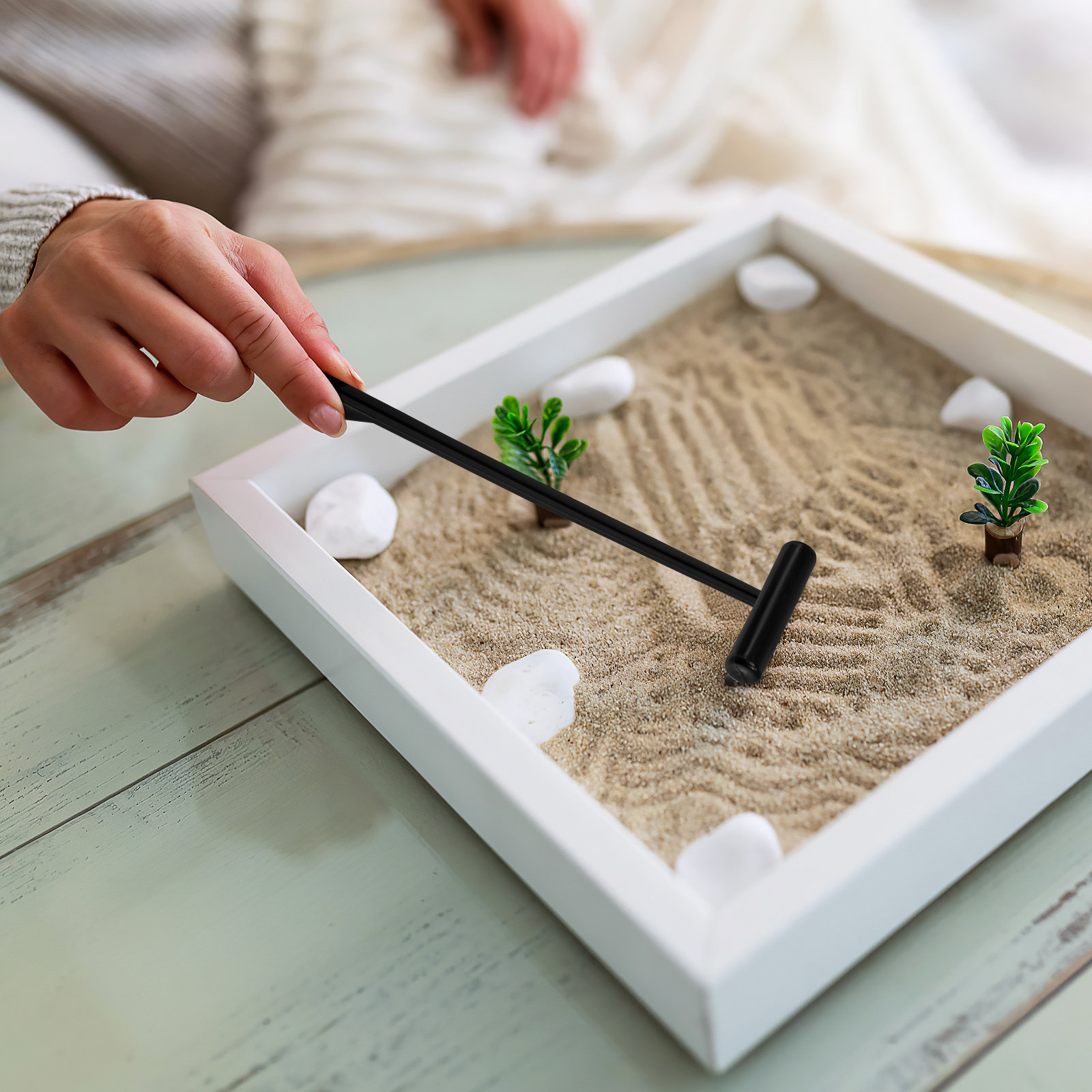 6-teiliges Mini-Zen-Rechen-Set – Gardening Tools Rake Bewertung und Preis