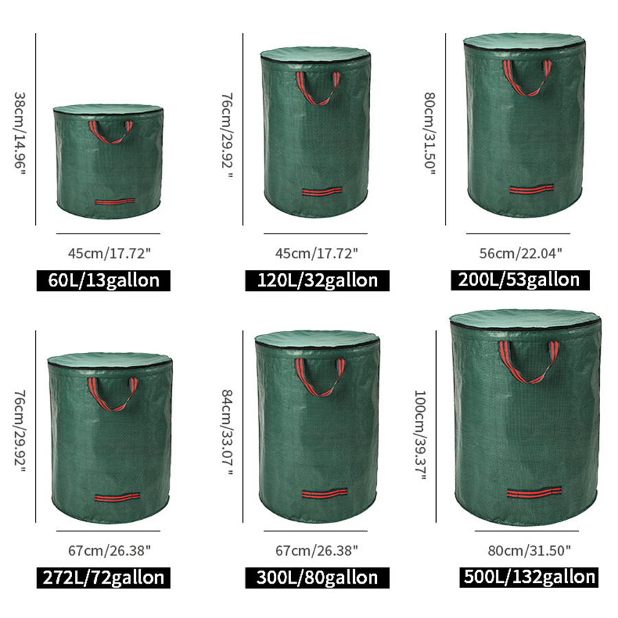 60–500 l PP-Garten- und Hofabf – Grow Bags Bewertung und Preis