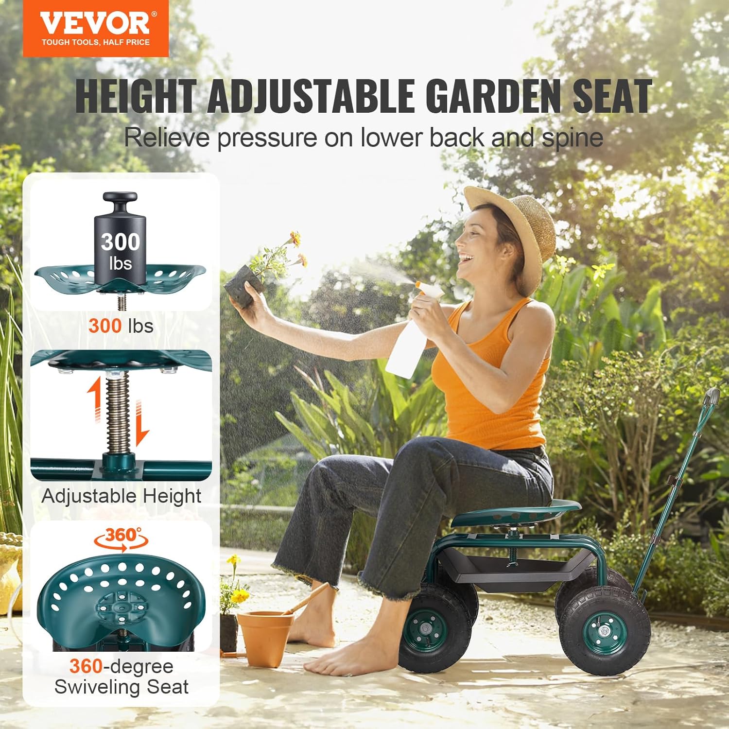 Gartenwagen mit Rollen und Arb – Gardening Tools Uses Bewertung und Preis