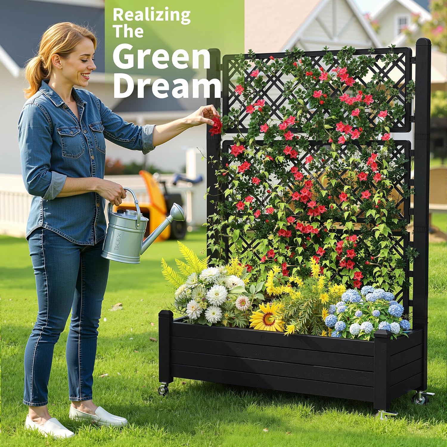 Hochbeet mit Rankgitter, 21 Ga – Raised Bed Planter Box Bewertung und Preis