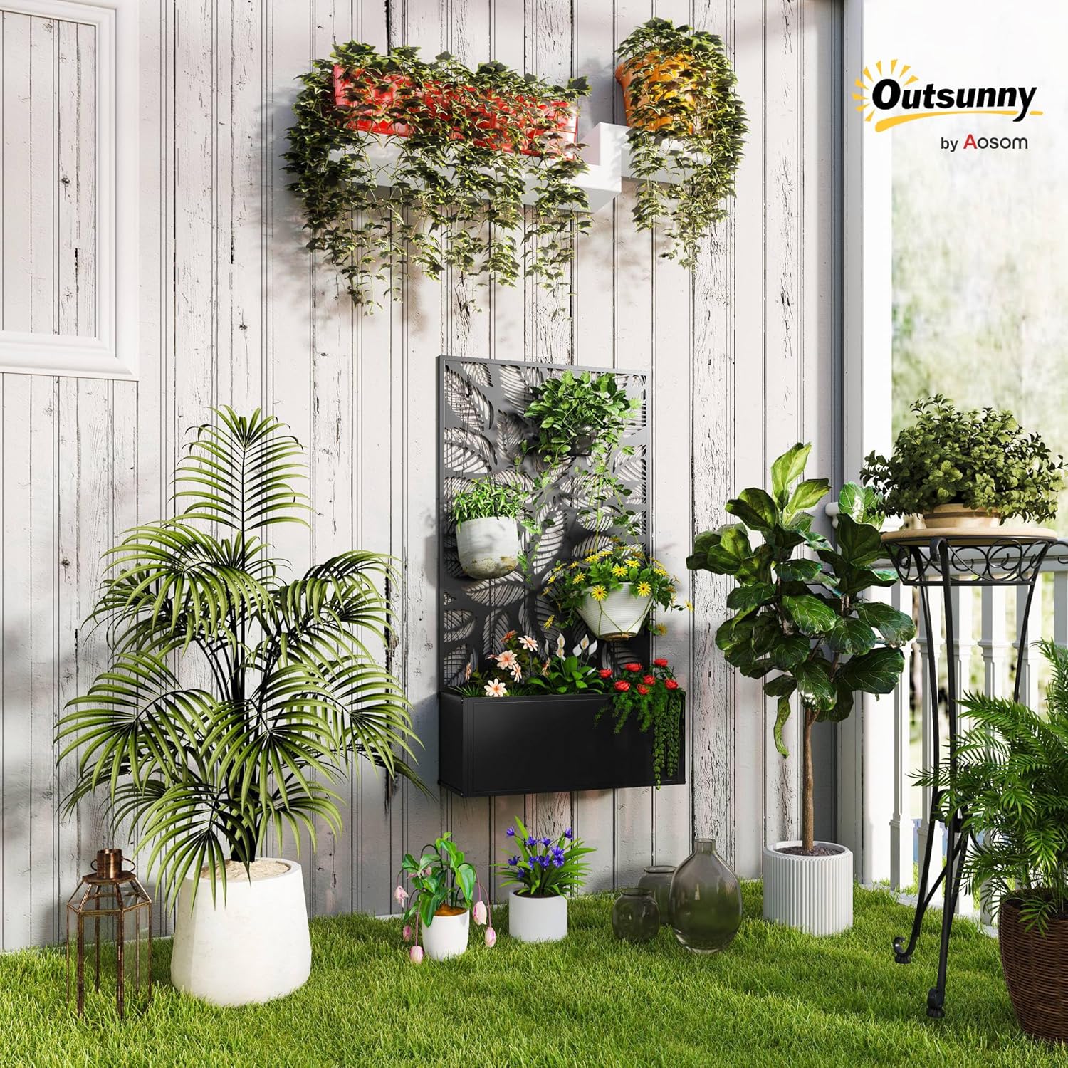 Metall-Hochbeet mit Rankgitter – Raised Bed Planter Box Bewertung und Preis