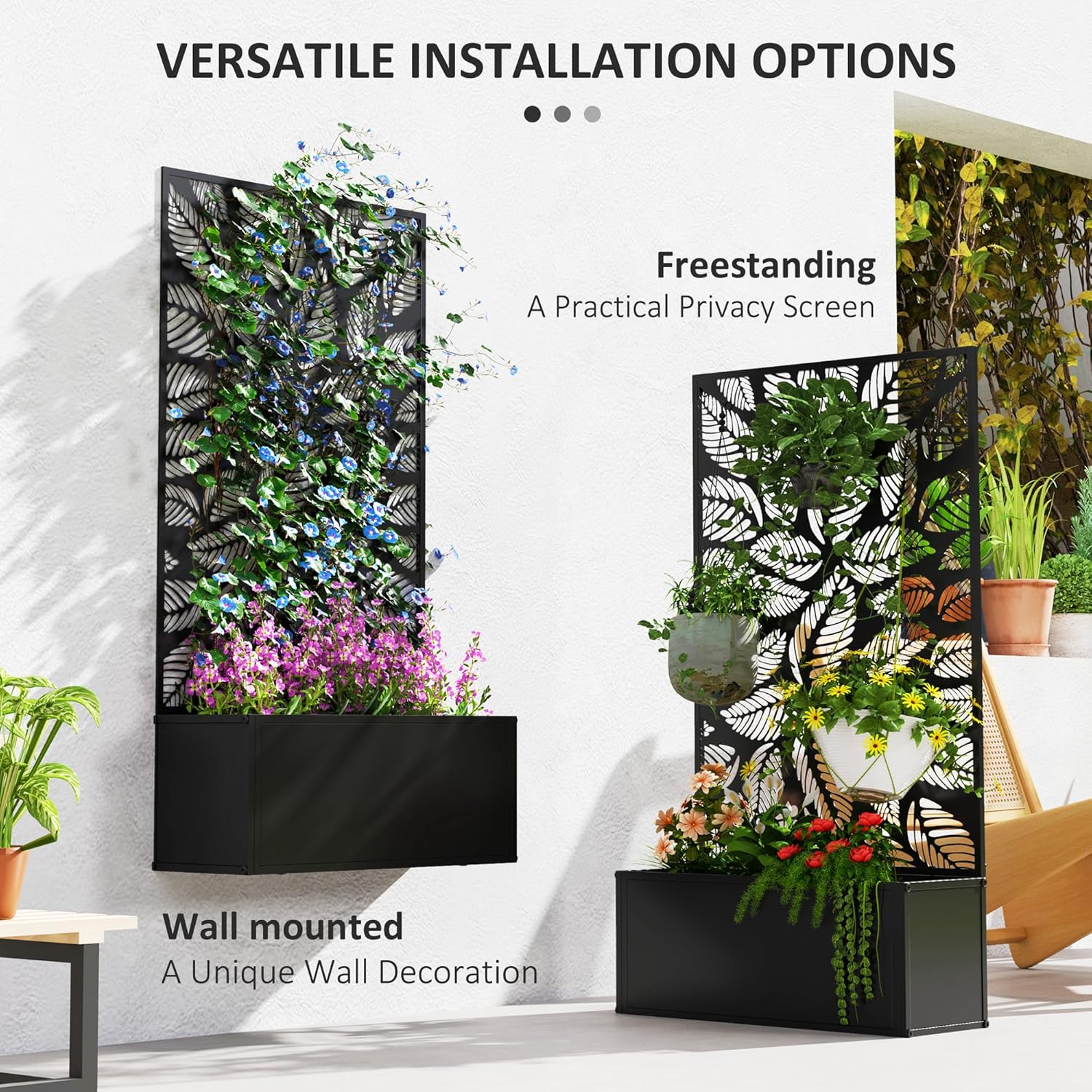 Metall-Hochbeet mit Rankgitter – Raised Bed Planter Box Bewertung und Preis