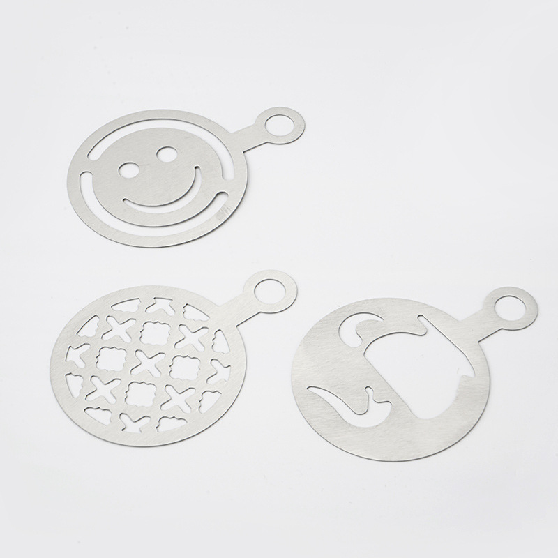 Edelstahl-Latte-Art-Schablone, – Gardening Tools Store Bewertung und Preis